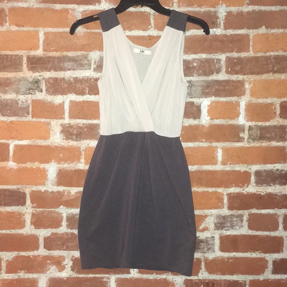 Grey/cream Ya Los Angeles dress